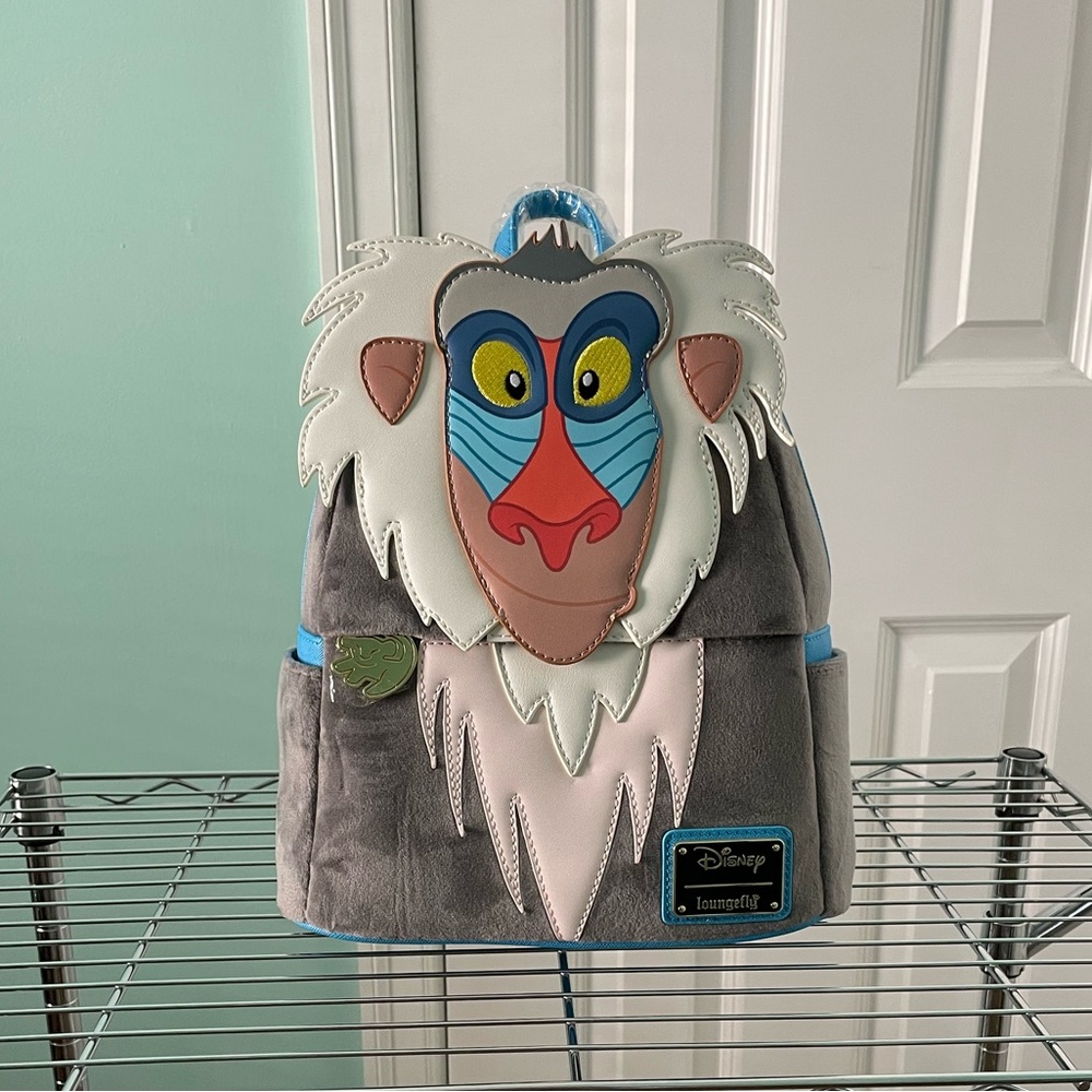 NWT Loungefly the lion king Rafiki Cosplay mini backpack